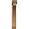 Ekena Millwork Thorton Traditional Rough Sawn Bracket w/ Offset Brace, Western Red Cedar, 6"W x 34"D x 38"H BKT0604X34X38THR01RWR - alternate 2